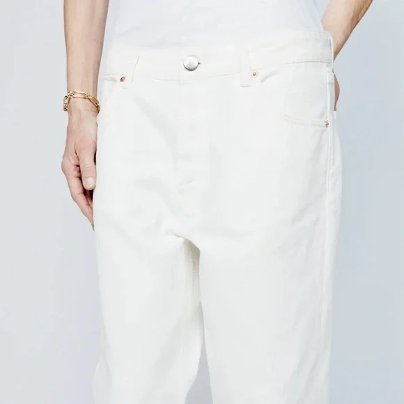 Raey Women's White Jeans - Picture 4 of 5